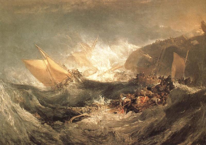 J.M.W. Turner The Wreck of a transport ship oil painting image